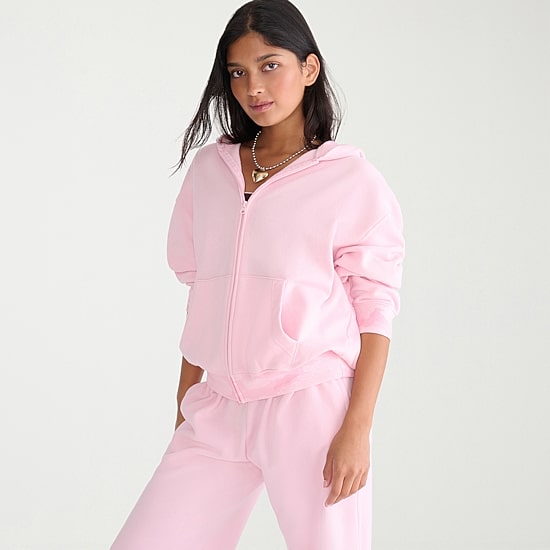 AEROPOSTALE Womens Long Sleeve Fleece Zipper Hoodie