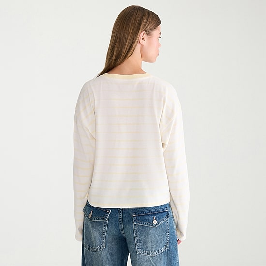 AEROPOSTALE Womens Crew Neck Long Sleeve T-Shirt