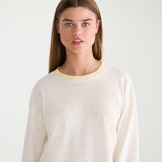 AEROPOSTALE Womens Crew Neck Long Sleeve T-Shirt