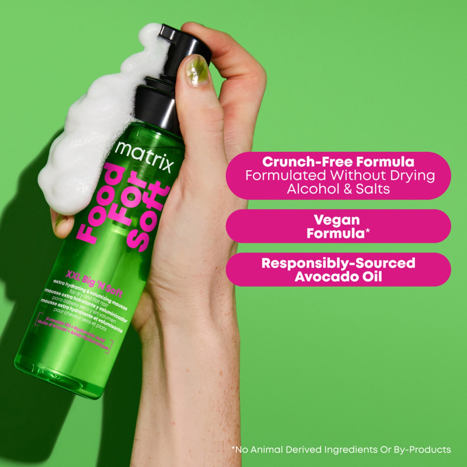 Matrix Matrix Food For Soft Xxl Big N Soft Volumizing Mousse 7.1 Oz. Styling Product 7.1 oz.