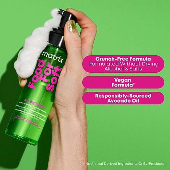 Matrix Food For Soft Xxl Big N Soft Volumizing Mousse - Styling Product 7.1 oz.