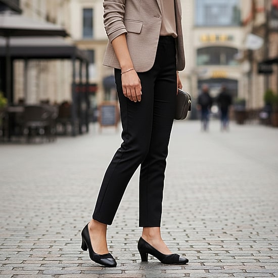 Easy Street Ginnifer Womens Almond Closed Toe Stiletto Heel Pumps
