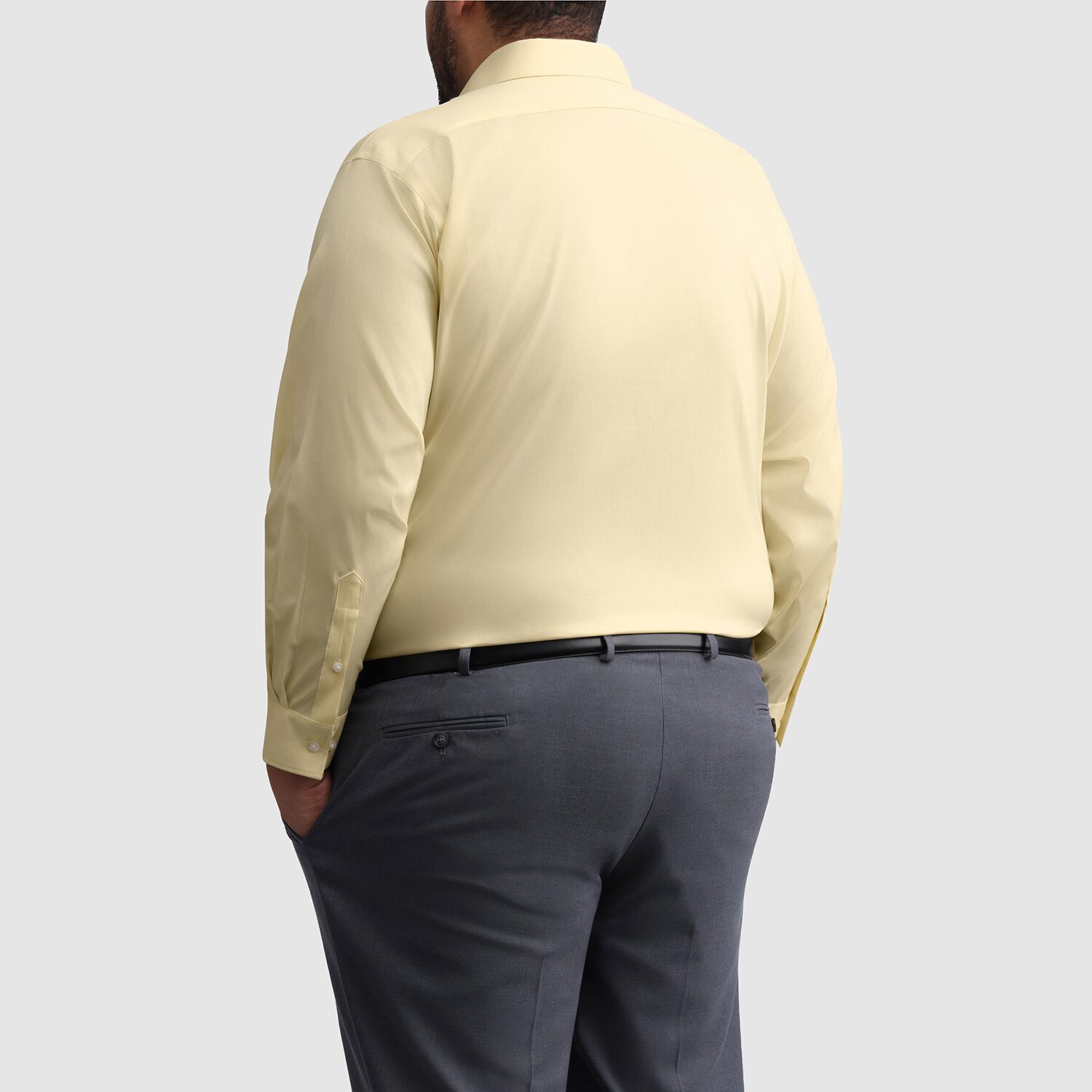 Van Heusen Ultra Flex Big and Tall Mens Regular Fit Stretch Fabric Wrinkle Free Long Sleeve Dress Shirt