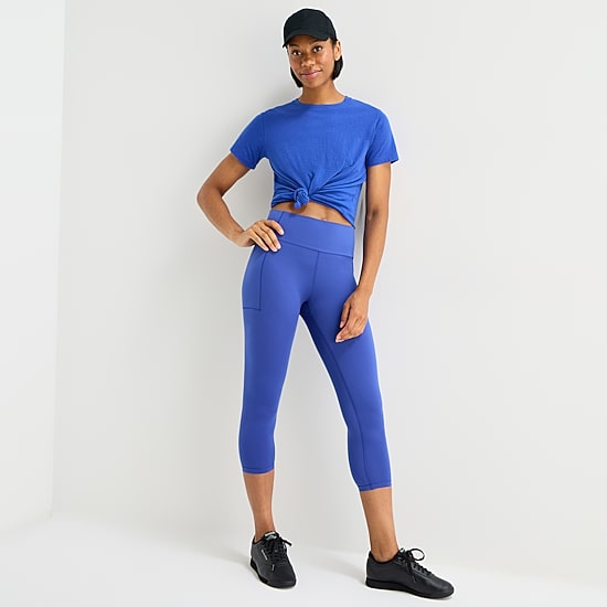 Xersion EverUltra™ Womens High Rise 21" Cropped Legging