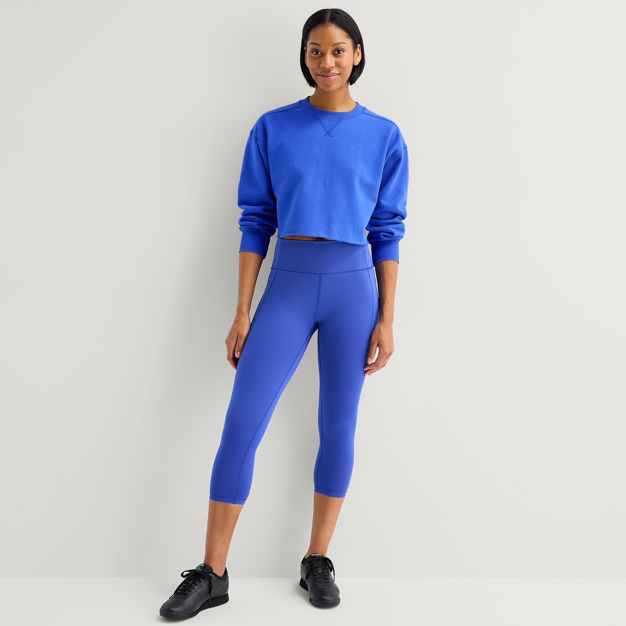 Xersion Womens Crew Neck Long Sleeve Sweatshirt