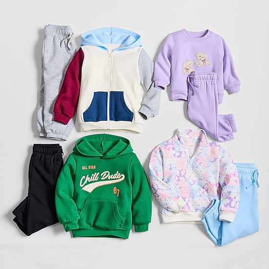 Okie Dokie Baby Girls Cinched Regular Fit Fleece Pull-On Pant