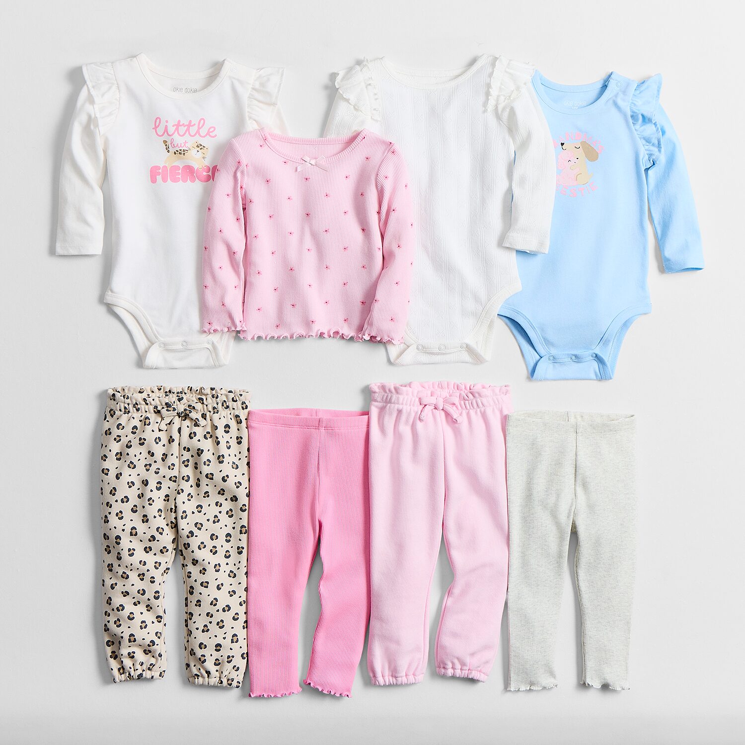 Okie Dokie Baby Girls Straight Full Length Leggings