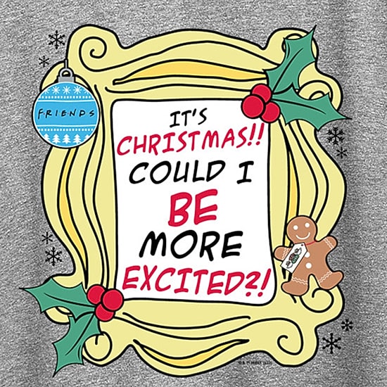 Its Christmas Womens Crew Neck Short Sleeve Regular Fit Friends Graphic T-Shirt
