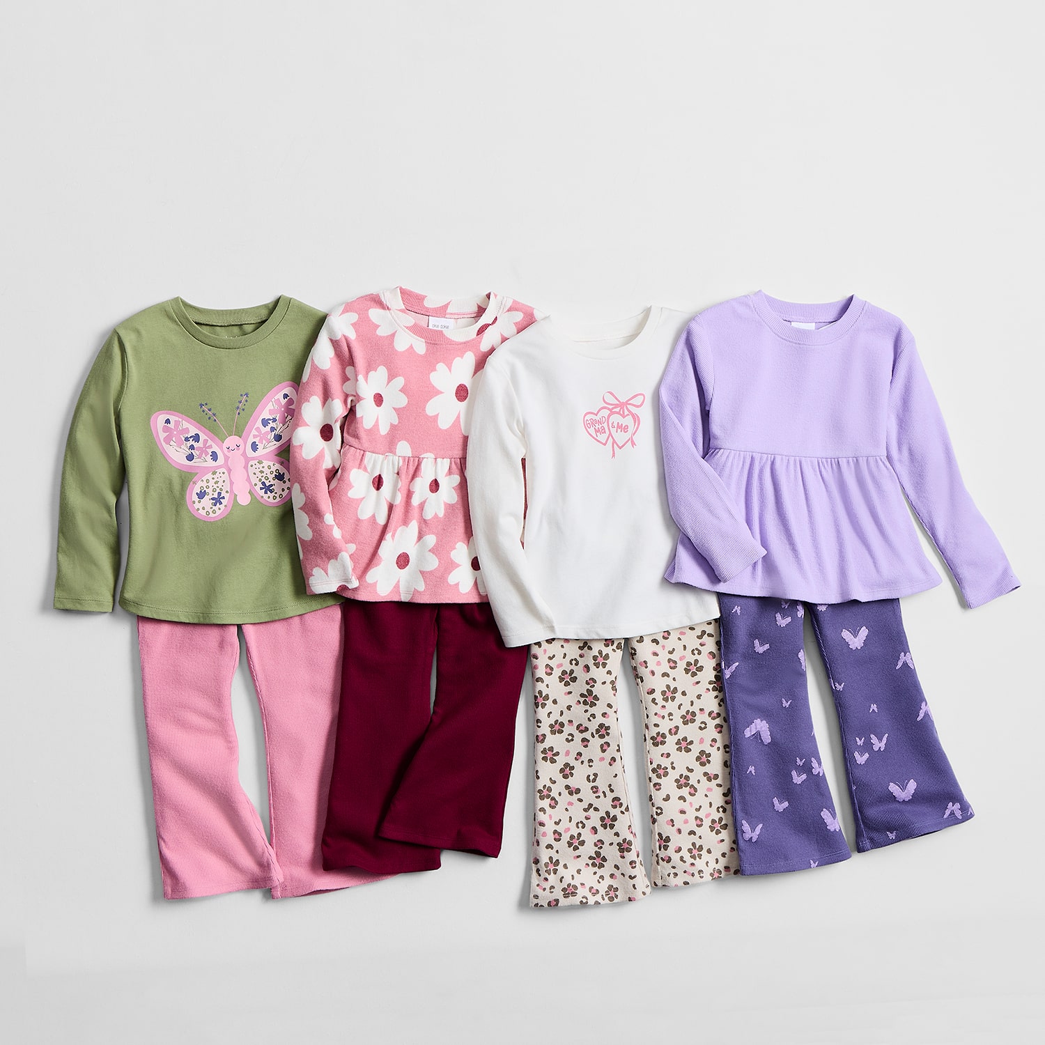 Okie Dokie Toddler & Little Girls Flare Full Length Leggings