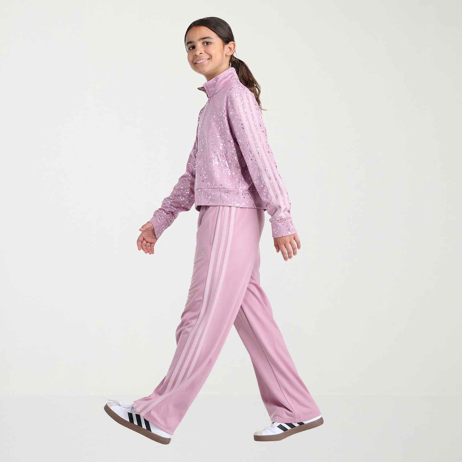 adidas Big Kid Girls Logo 2-pc. Track Suit