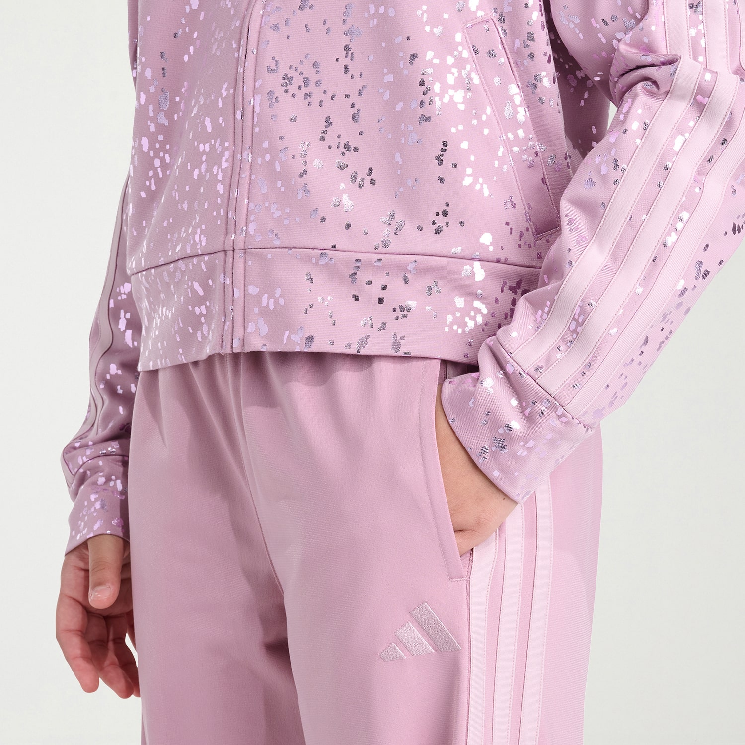 adidas Big Kid Girls Logo 2-pc. Track Suit