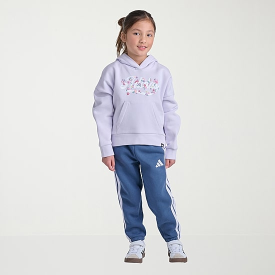 adidas Little Girls Knit 2-pc. Pant Set