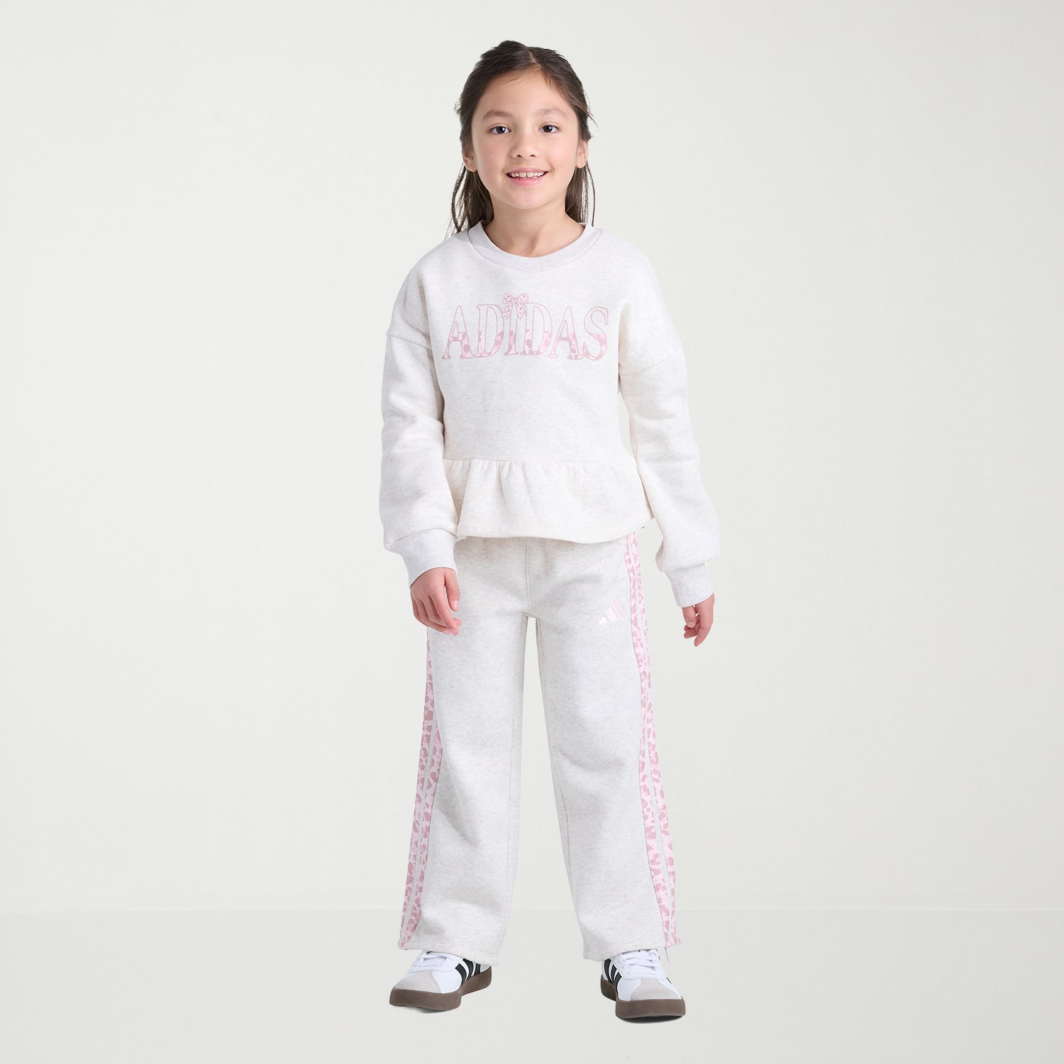 adidas Little Girls 2-pc. Pant Set