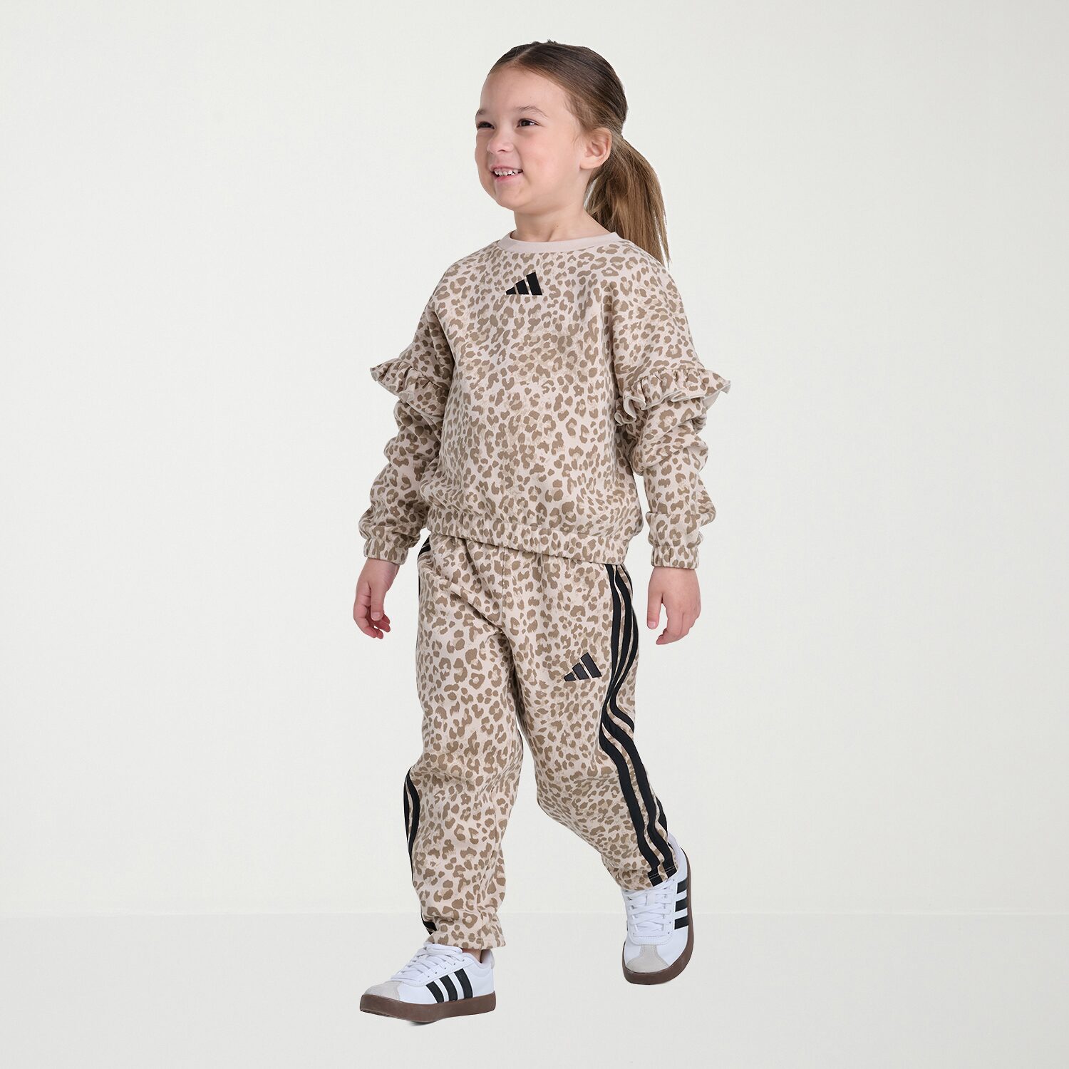 adidas Little Girls 2-pc. Pant Set