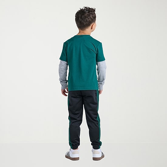 adidas Toddler Boys Jersey 2-pc. Pant Set