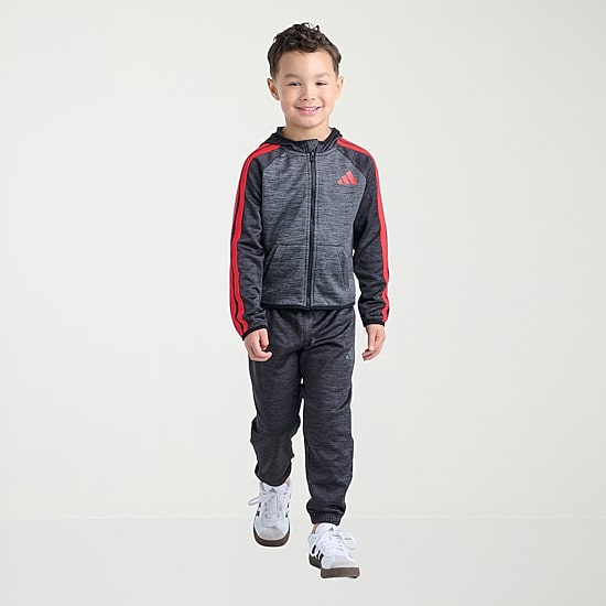 adidas Toddler Boys Fleece 2-pc. Pant Set