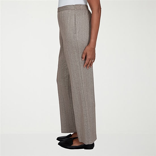 Alfred Dunner Regent Street Womens Straight Pull-On Pant