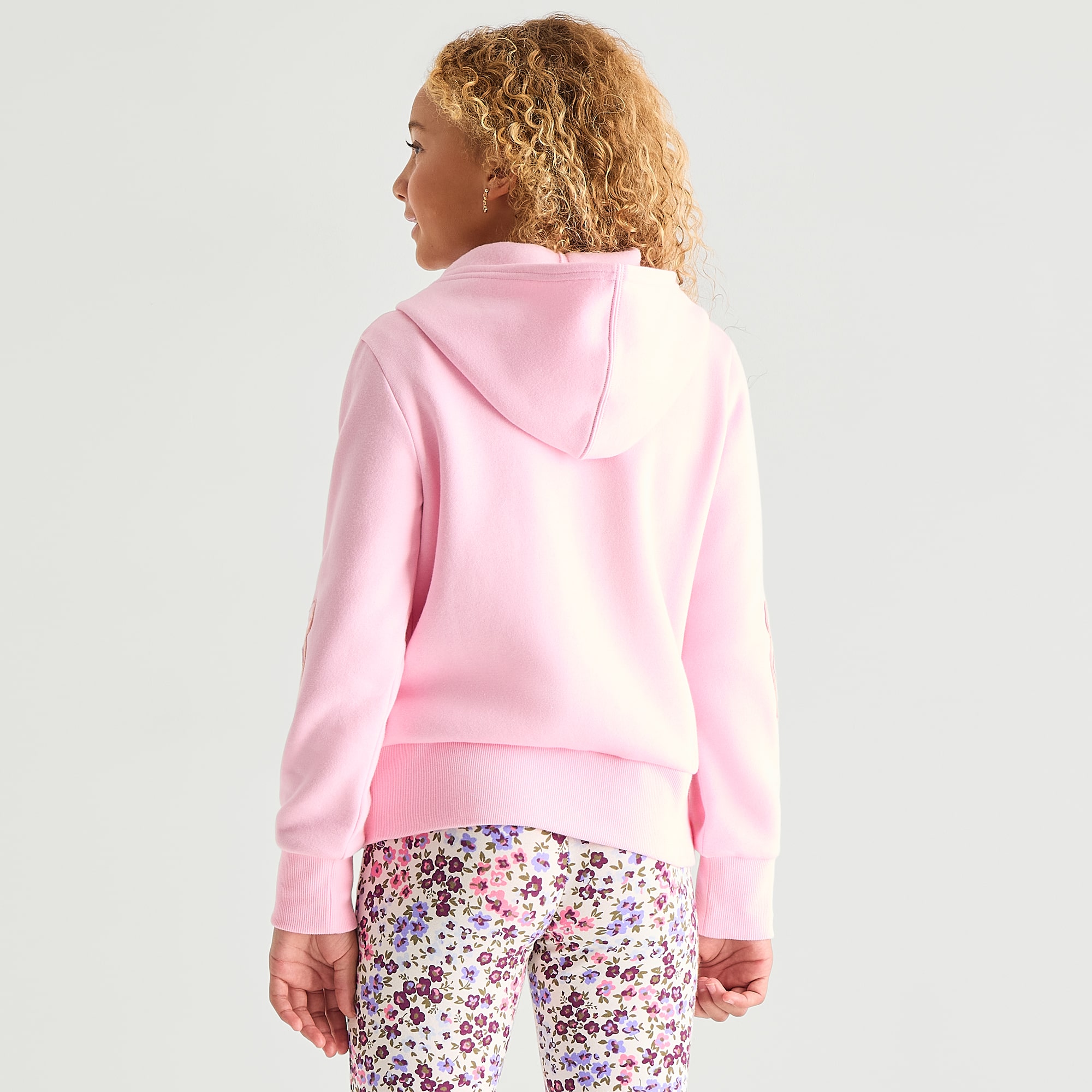 Thereabouts Little & Big Kid Girls Long Sleeve Fleece Zipper Hoodie