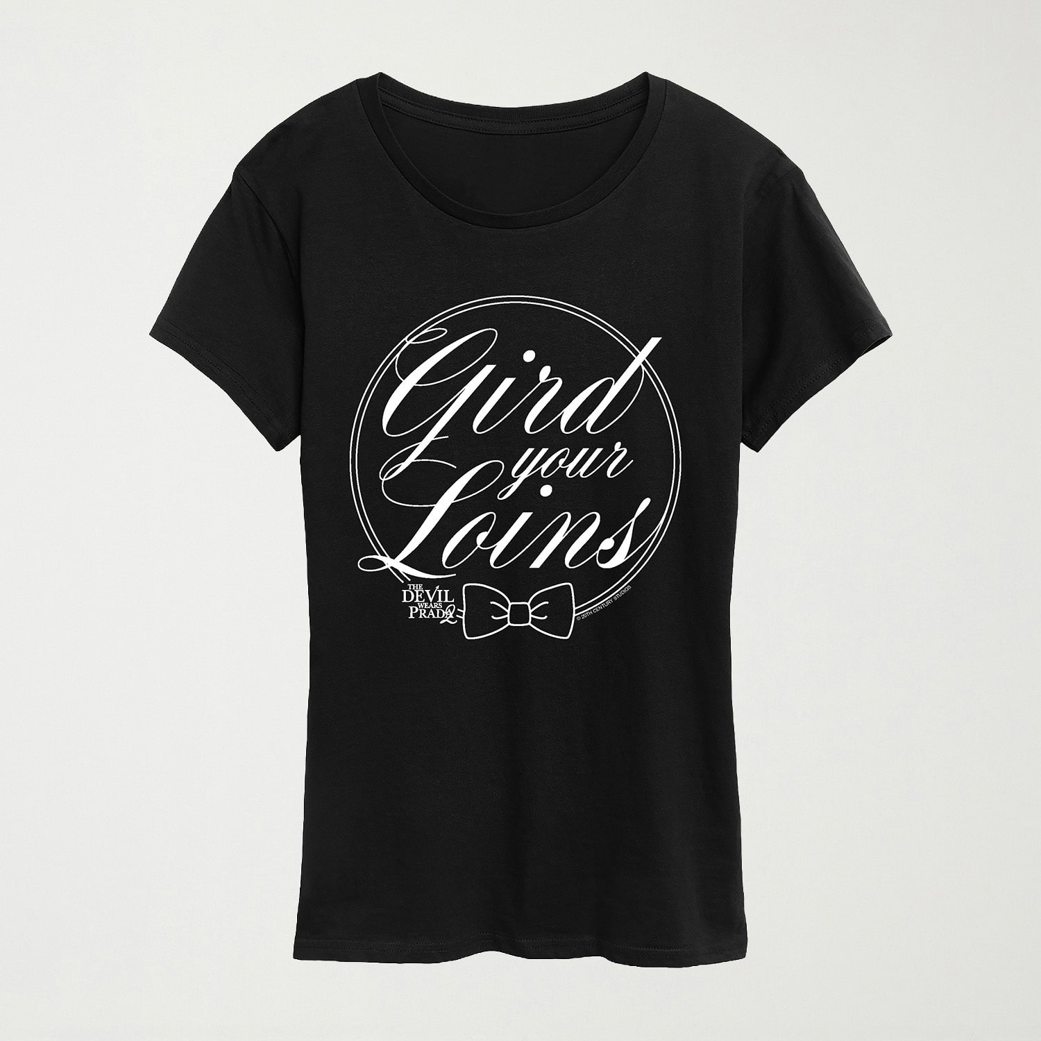 Gird Your Loins Devil Wears Prada Womens Crew Neck Short Sleeve Regular Fit Graphic T-Shirt