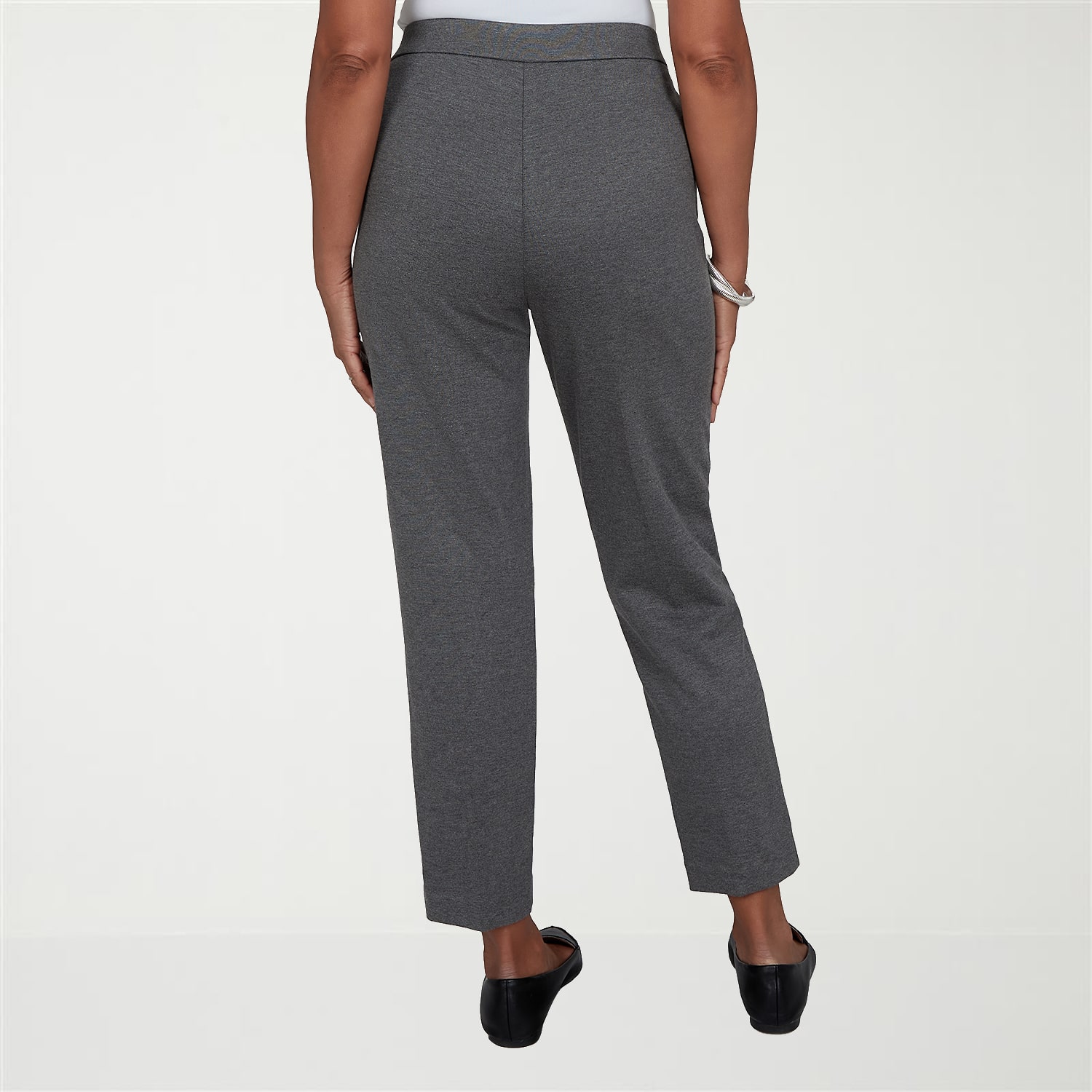 Alfred Dunner Regent Street Womens Straight Pull-On Pant