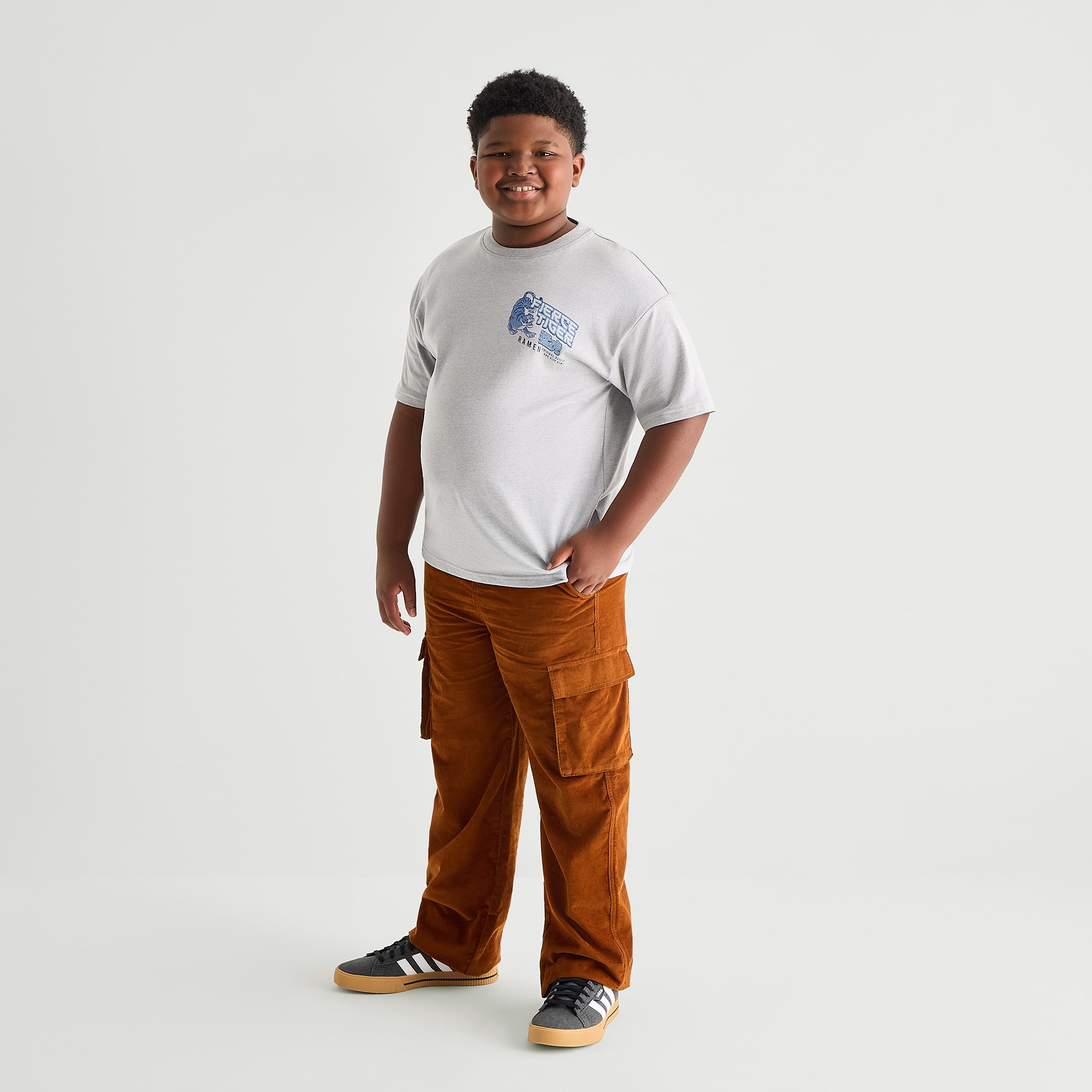 Thereabouts Little & Big Kid Boys Crew Neck Short Sleeve Oversized Graphic T-Shirt