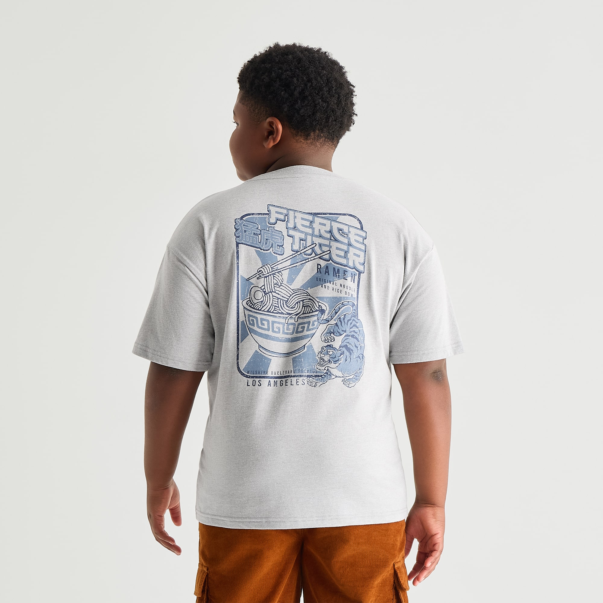 Thereabouts Little & Big Kid Boys Crew Neck Short Sleeve Oversized Graphic T-Shirt