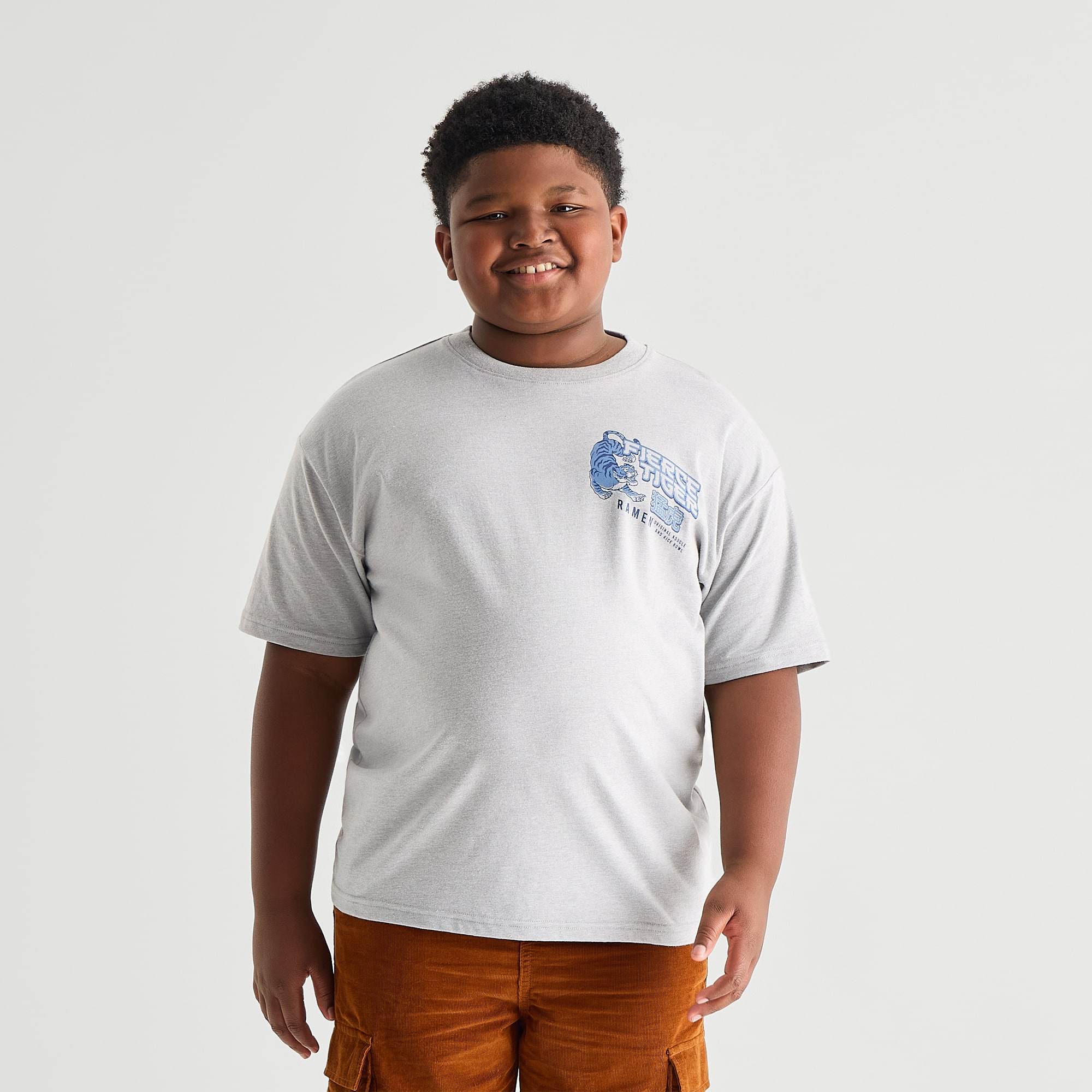 Thereabouts Little & Big Kid Boys Crew Neck Short Sleeve Oversized Graphic T-Shirt
