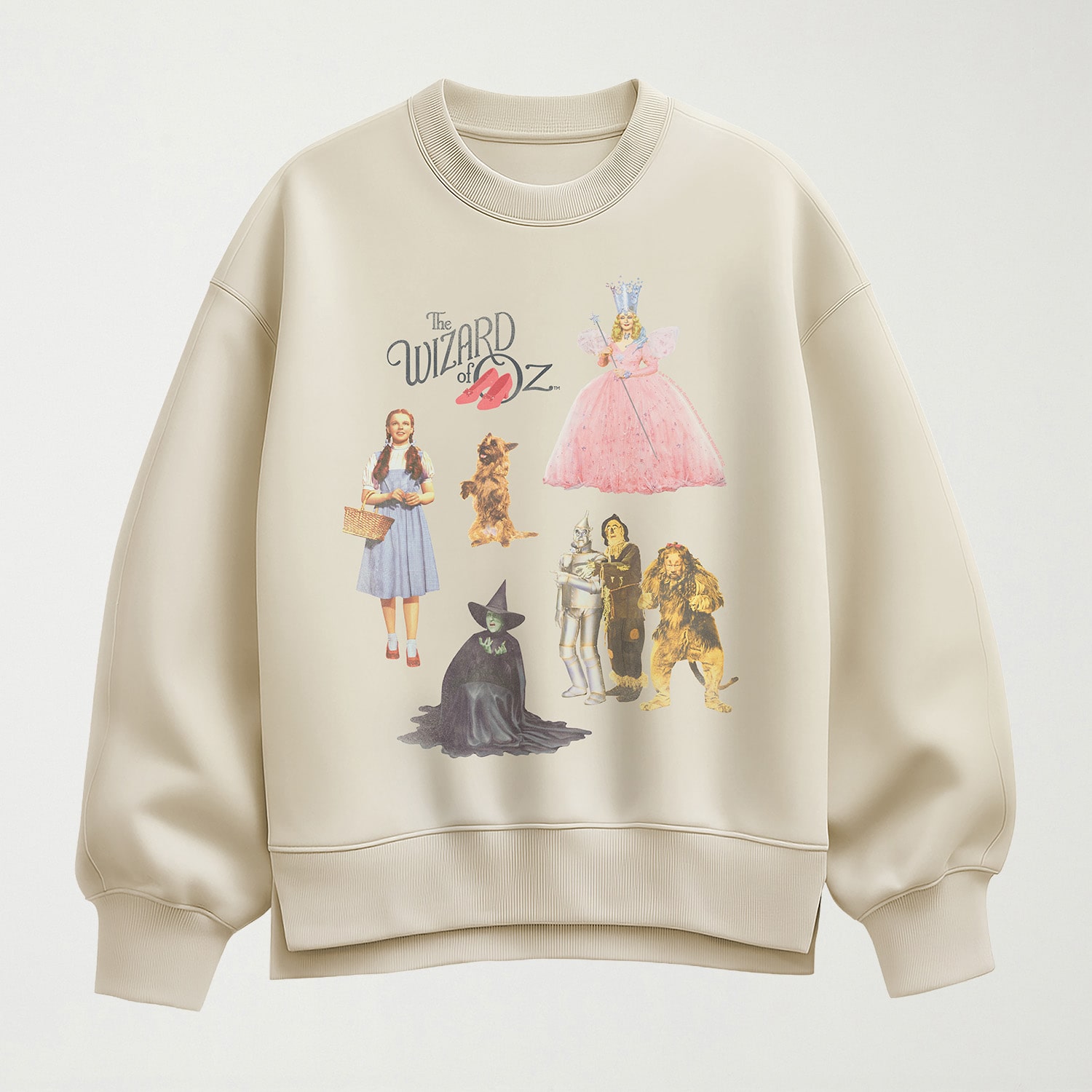 Oz Group Womens Crew Neck Long Sleeve The Wizard of Pullover Sweater