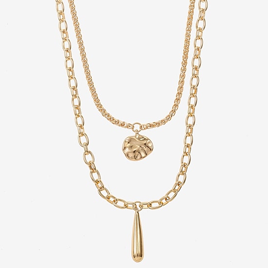 Liz Claiborne Womens 17 Inch Collar Necklace