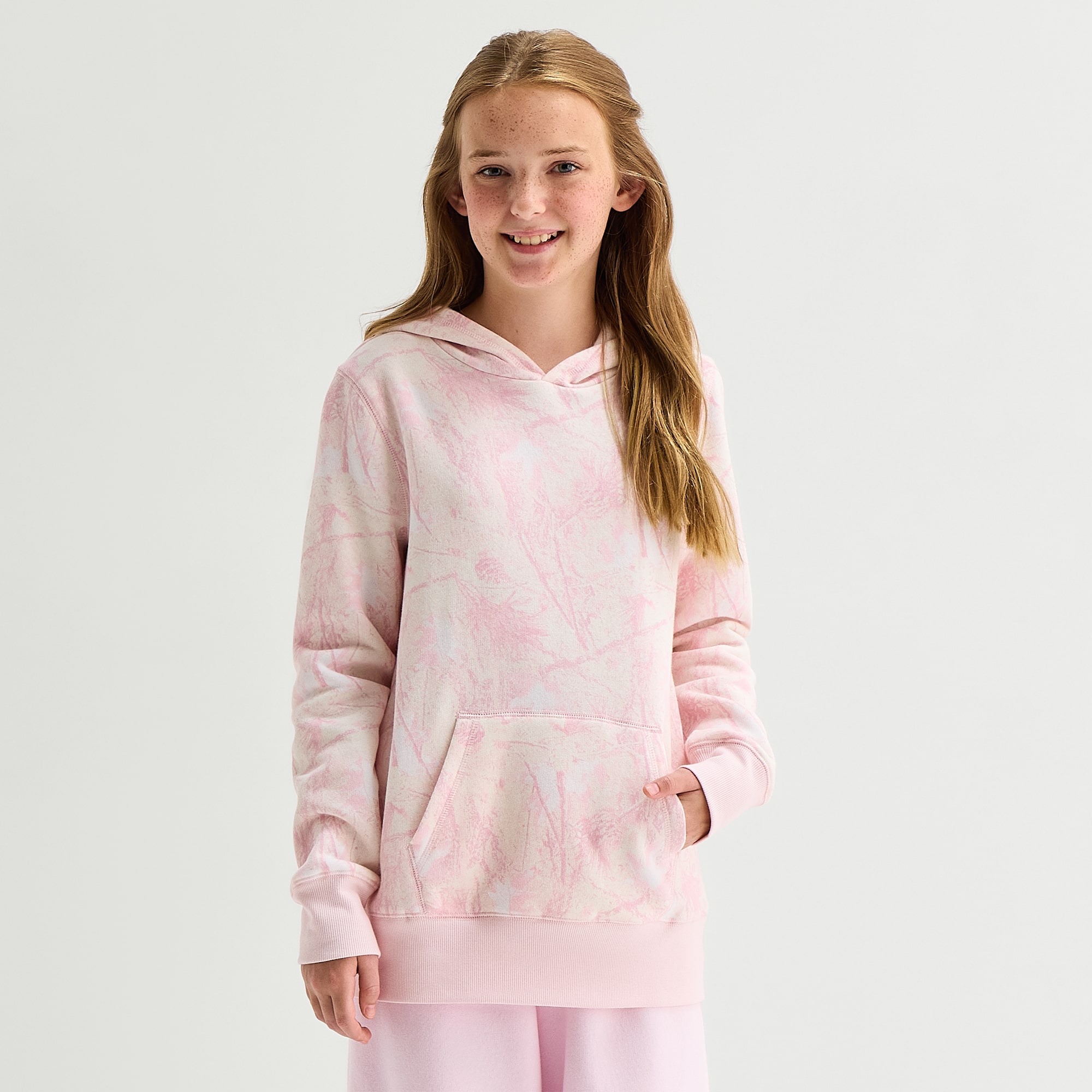 Thereabouts Little & Big Kid Girls Long Sleeve Fleece Hoodie