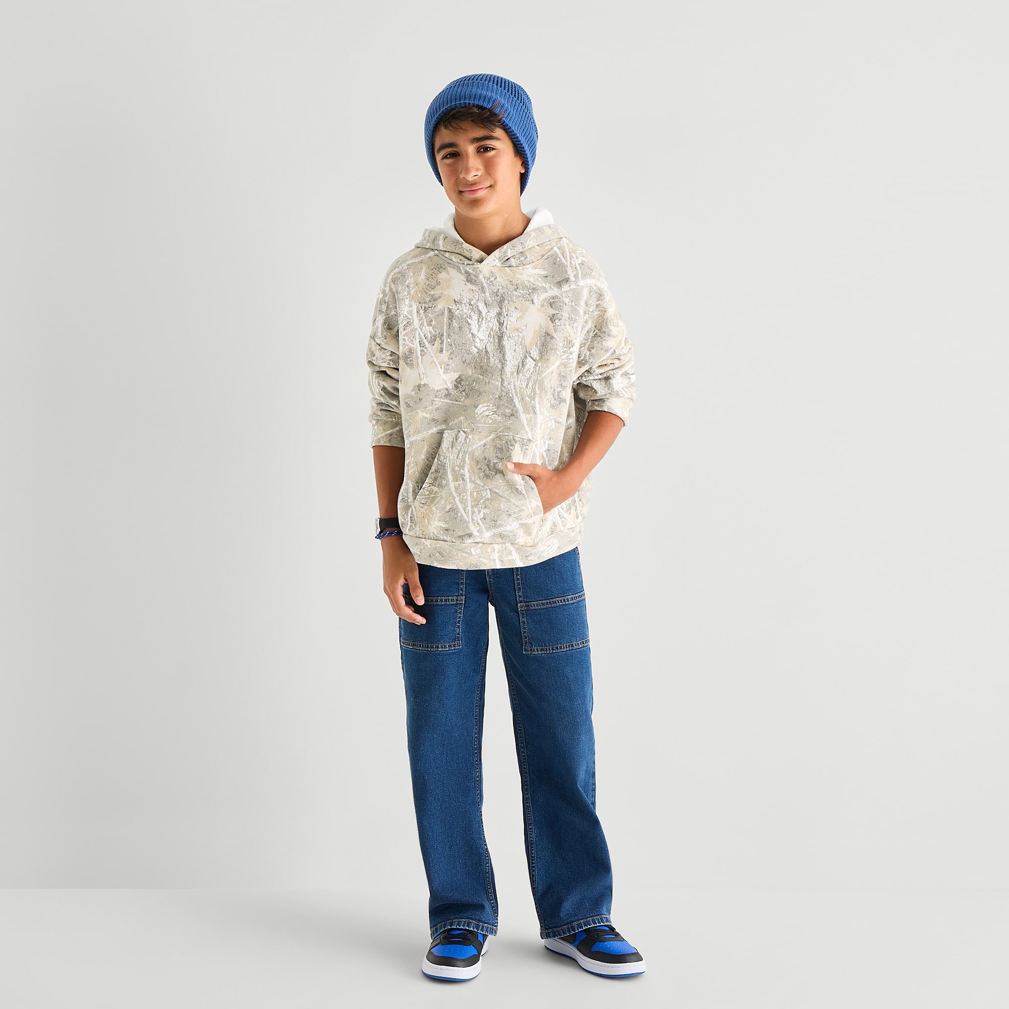 Thereabouts Little & Big Kid Boys Long Sleeve Fleece Hoodie