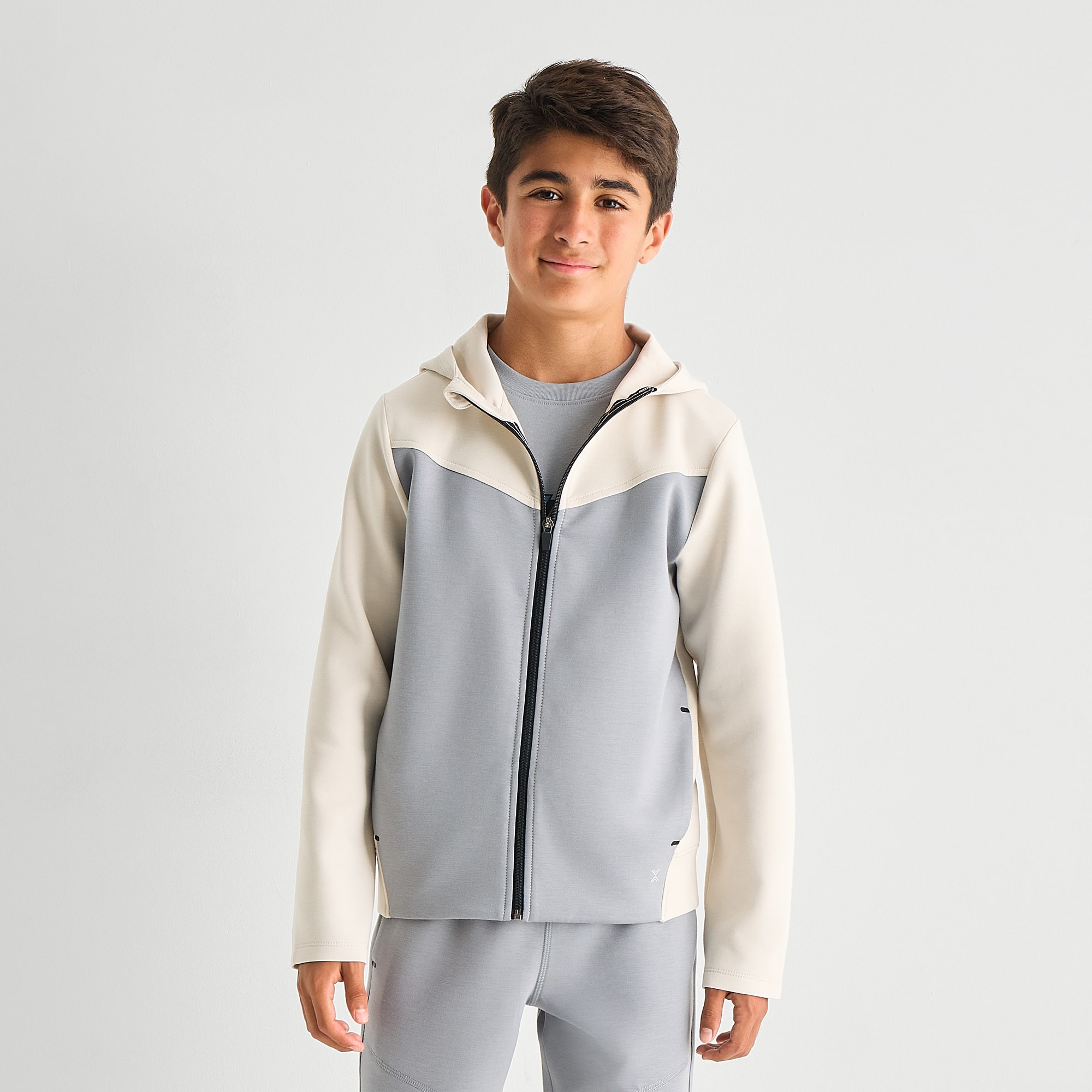 Xersion Scuba Little & Big Kid Boys Long Sleeve Zipper Active Hoodie