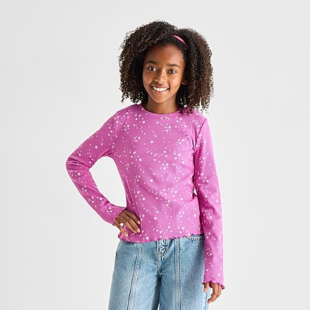 Roxy Big Kid Girls Crew Neck Fleece Long Sleeve Sweatshirt, Color