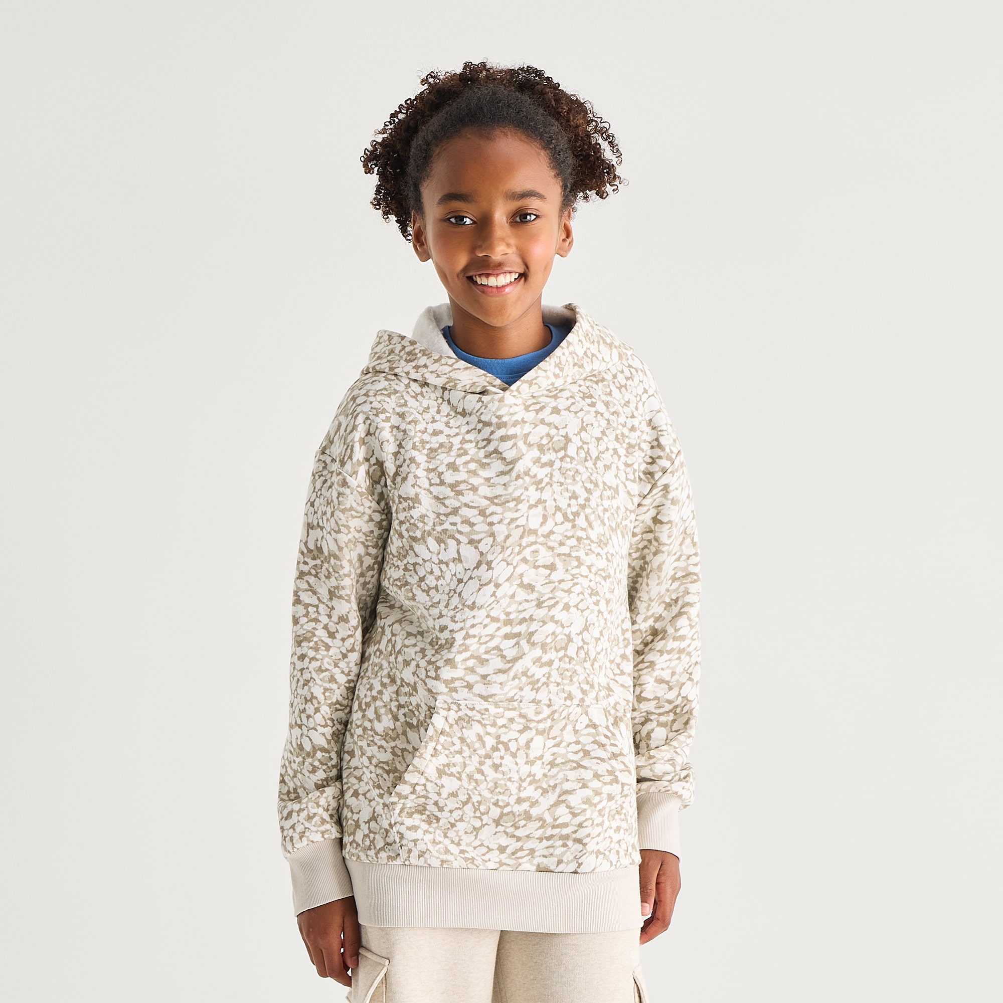 Xersion Little & Big Kid Girls Long Sleeve Fleece Active Hoodie
