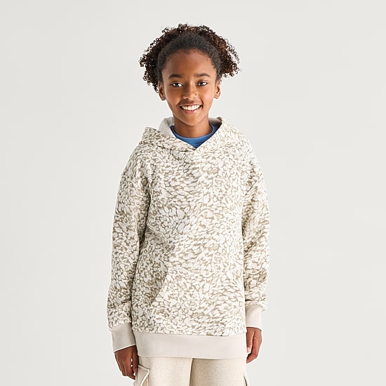 Xersion Little & Big Kid Girls Long Sleeve Fleece Active Hoodie