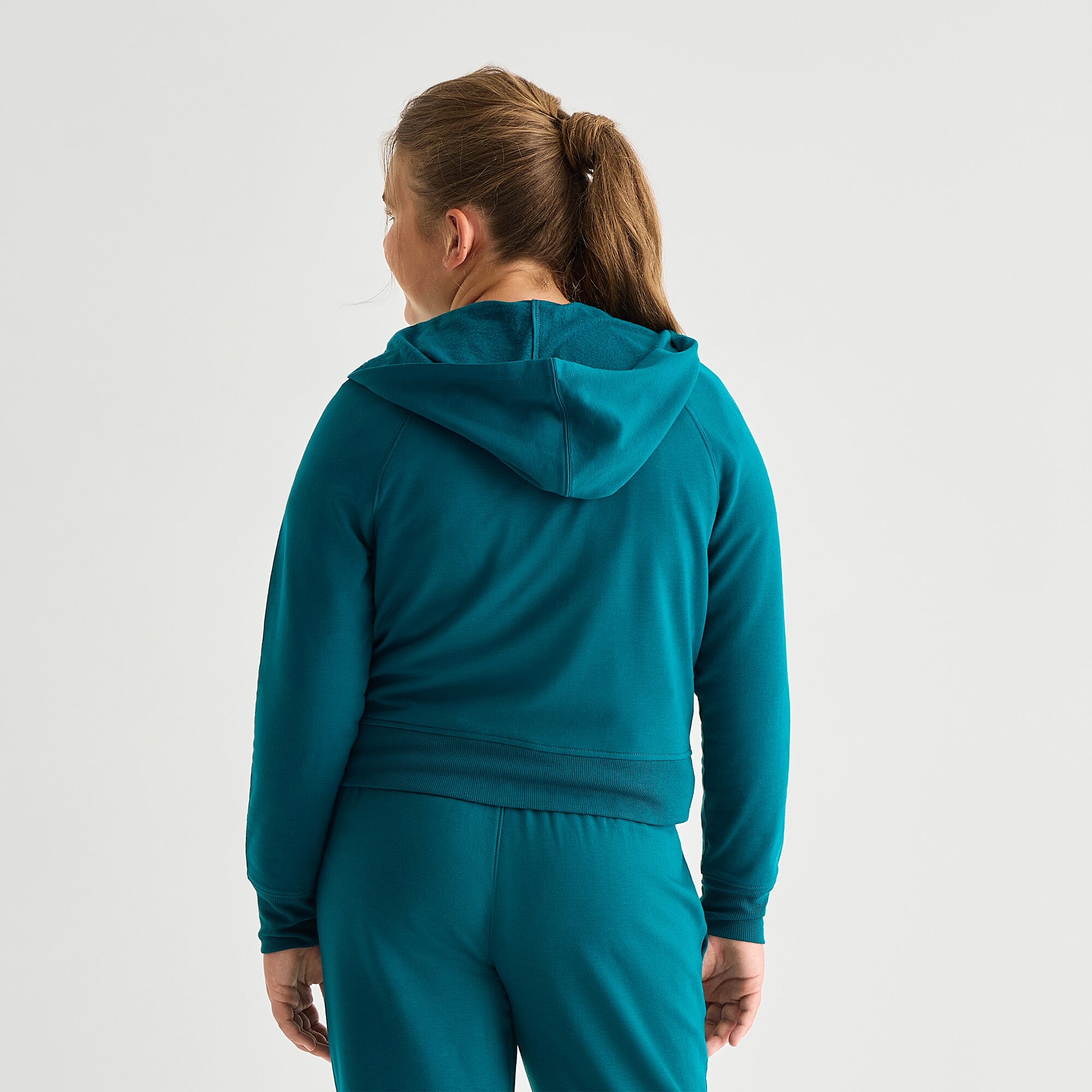 Xersion Super Soft Little & Big Kid Girls Long Sleeve Fleece Zipper Active Hoodie