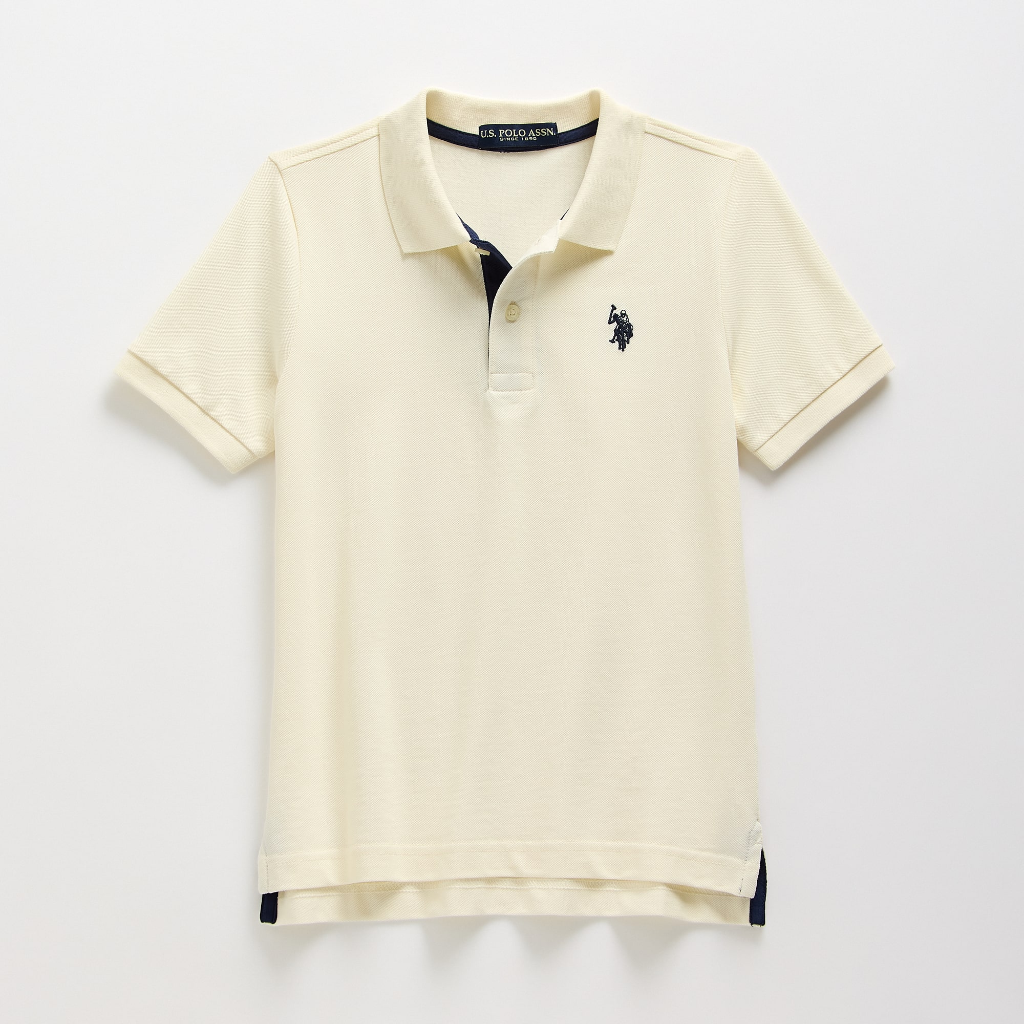 U.S. Polo Assn. Little & Big Kid Boys Short Sleeve Regular Fit Embroidered Shirt
