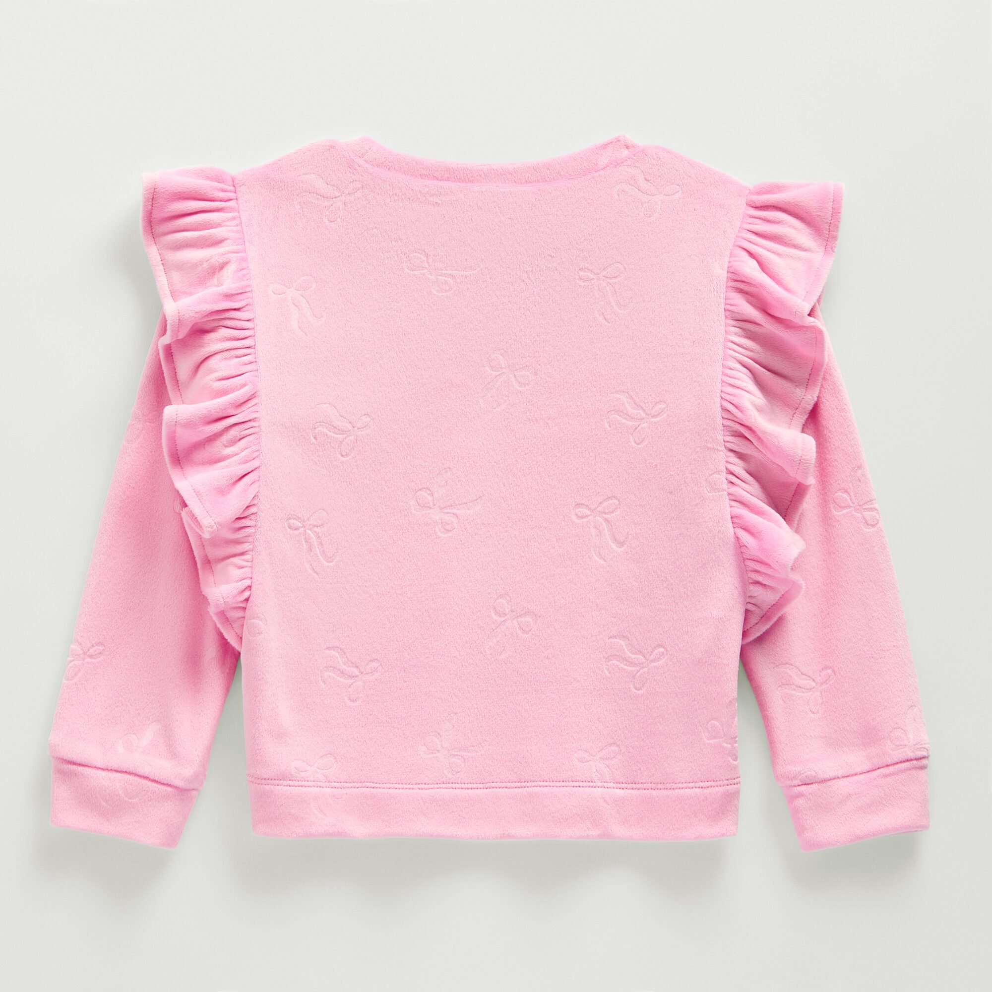Okie Dokie Toddler & Little Girls Round Neck Long Sleeve Sweatshirt