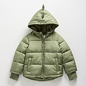 Okie Dokie Boys Hooded Water Resistant Heavyweight Puffer Jacket