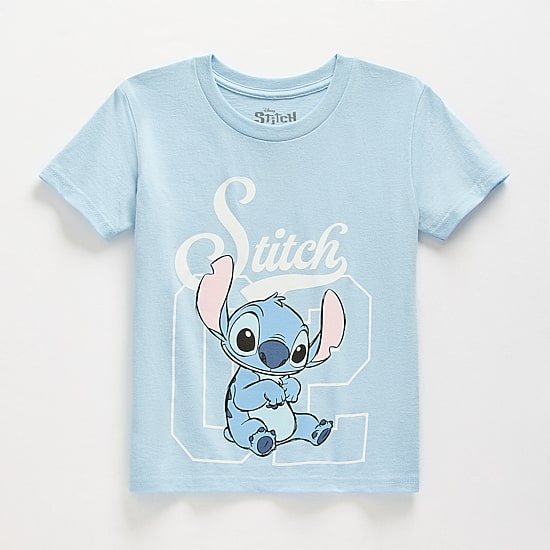 Little & Big Kid Girls Crew Neck Short Sleeve Regular Fit Graphic T-Shirt