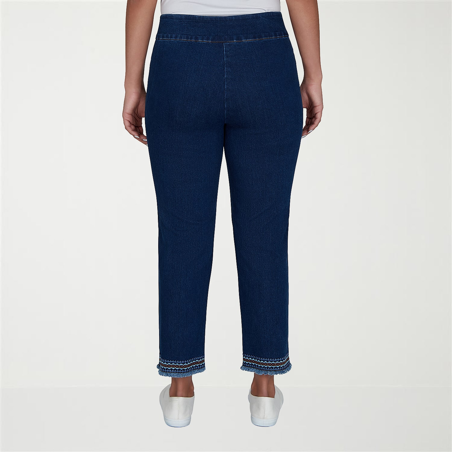 Alfred Dunner Tuscany Womens Cropped Jean