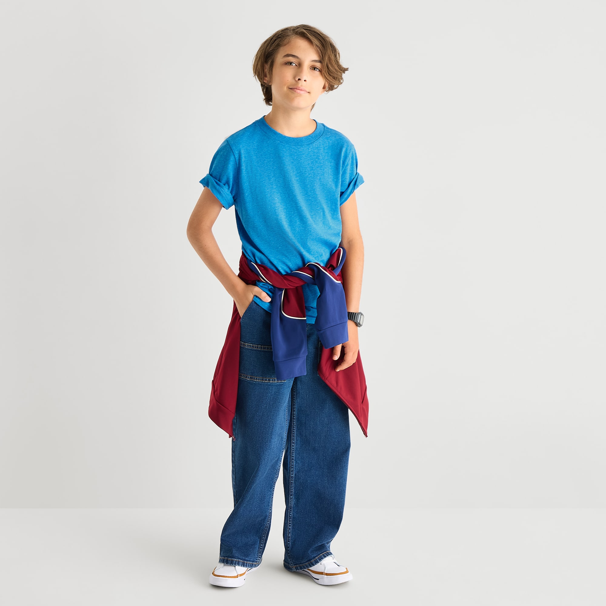 Thereabouts Little & Big Kid Boys Crew Neck Short Sleeve T-Shirt