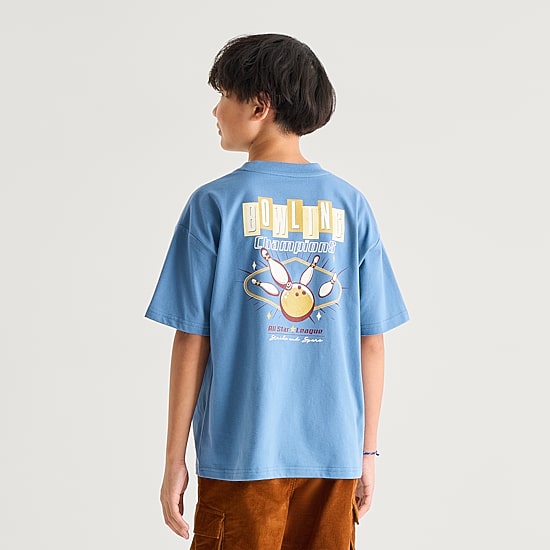 Thereabouts Little & Big Kid Boys Crew Neck Short Sleeve Oversized Graphic T-Shirt