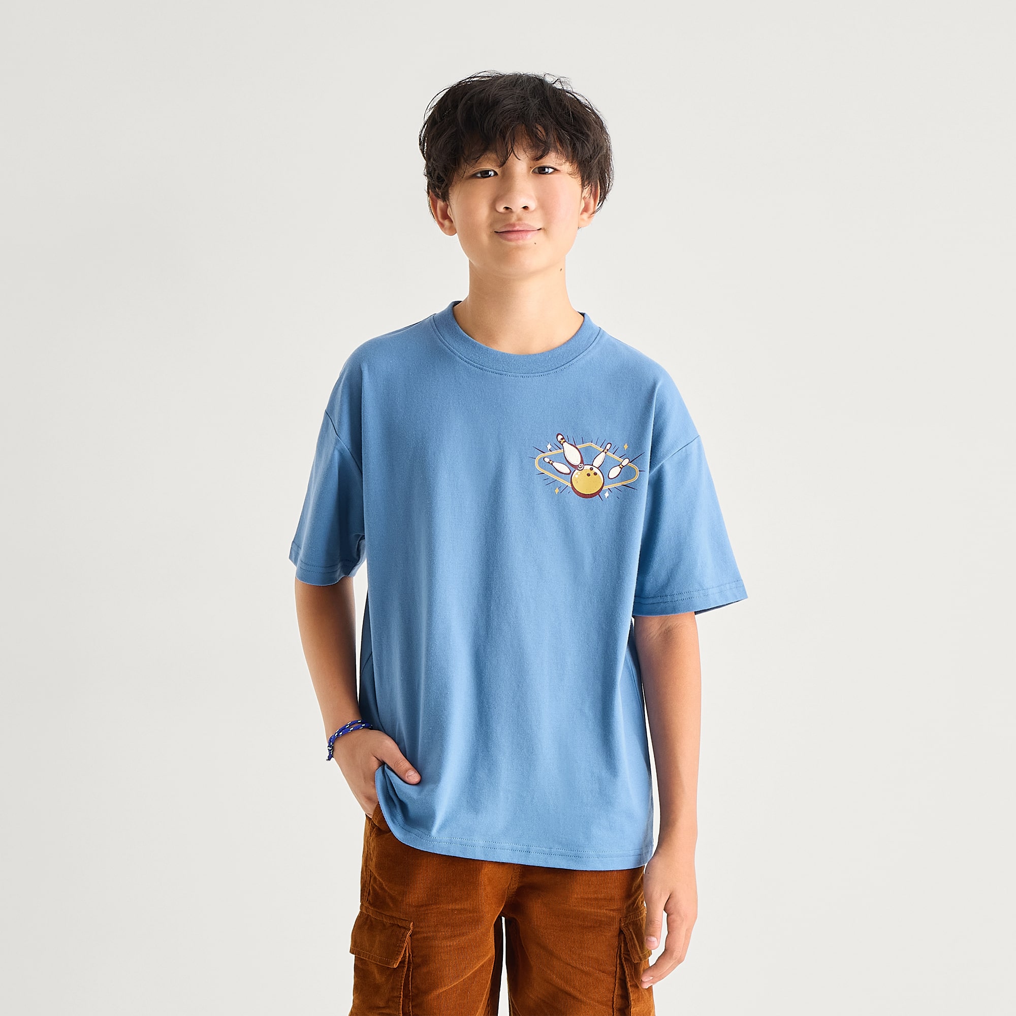 Thereabouts Little & Big Kid Boys Crew Neck Short Sleeve Oversized Graphic T-Shirt
