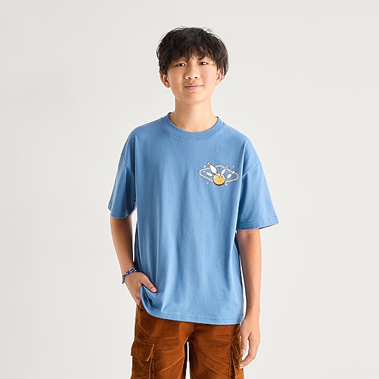 Thereabouts Little & Big Kid Boys Crew Neck Short Sleeve Oversized Graphic T-Shirt
