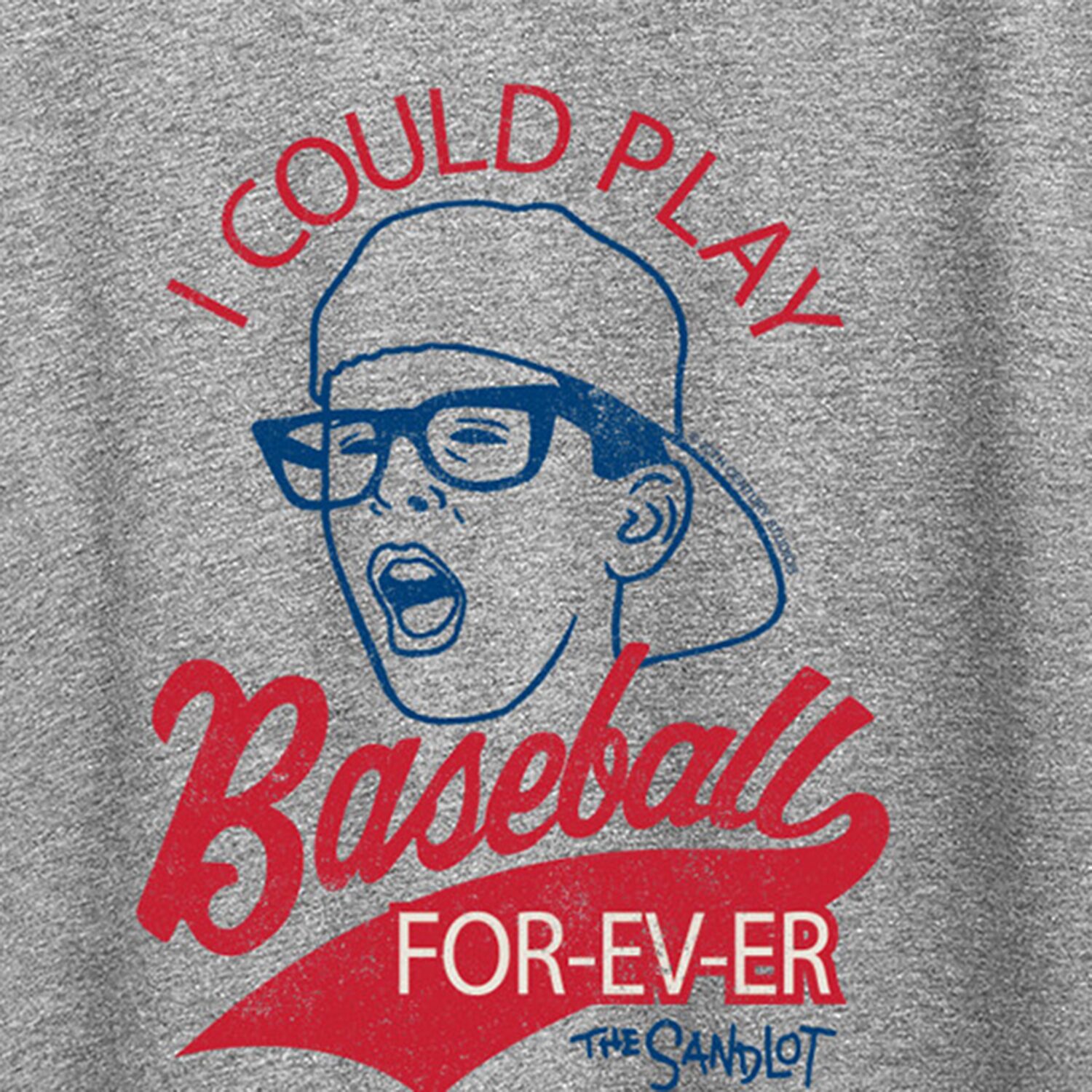 Baseball Forever Womens Crew Neck Short Sleeve Regular Fit Graphic T-Shirt