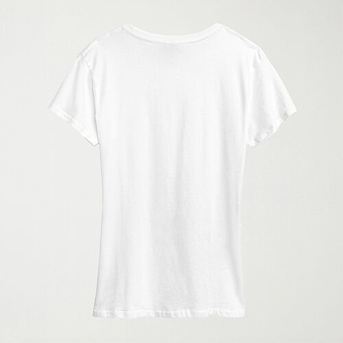 Hybrid Tees Thats All Red Shoe Devil Wears Prada Womens Crew Neck Short Sleeve Regular Fit Graphic T-shirt In White