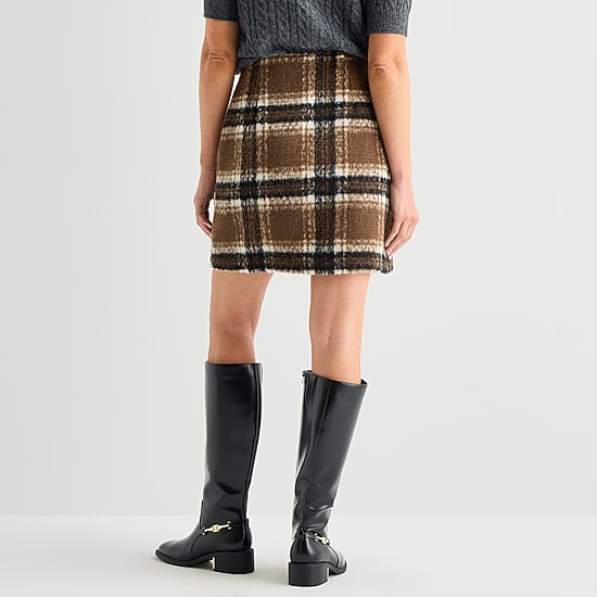 St. John's Bay Womens Mini A-Line Skirt
