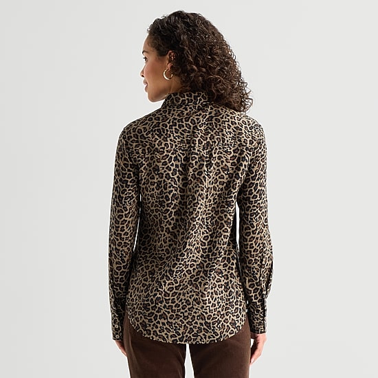 St. John's Bay Womens Long Sleeve Regular Fit Button-Down Shirt