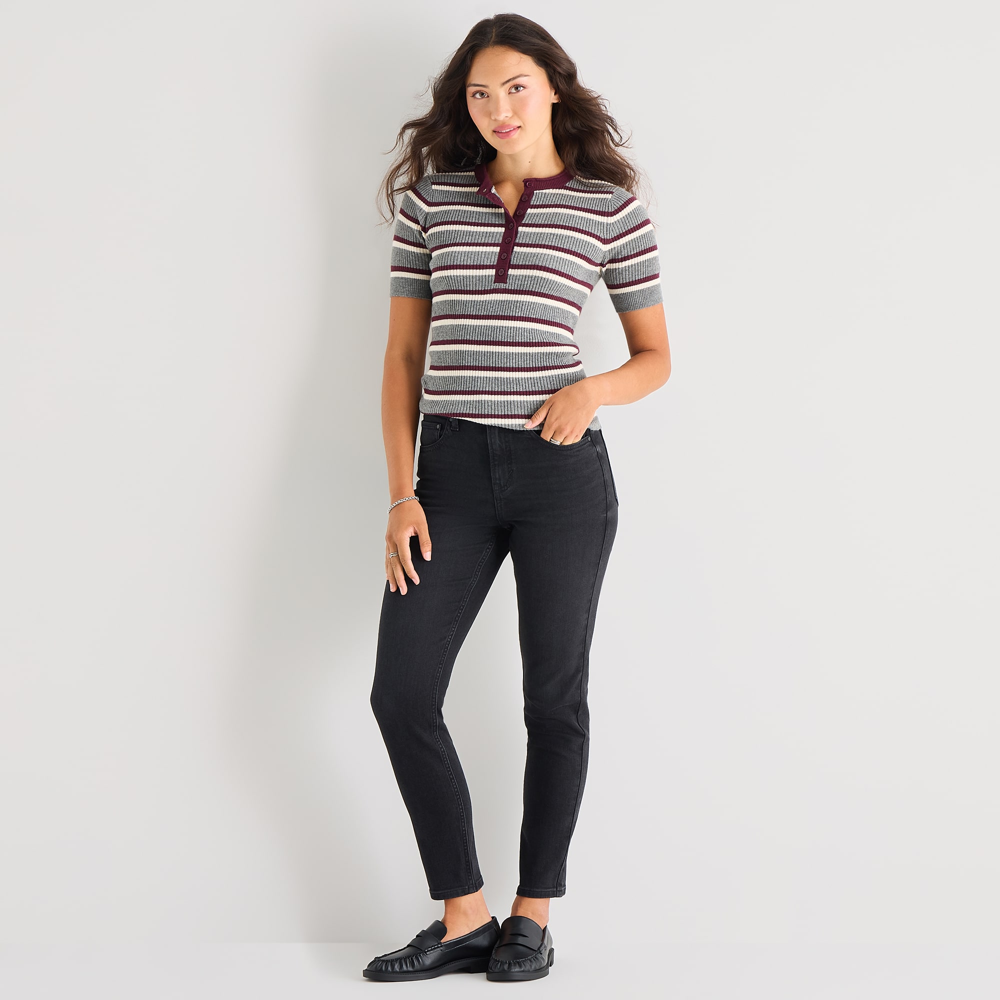 A.N.A Womens High Rise Modern Skinny Jean